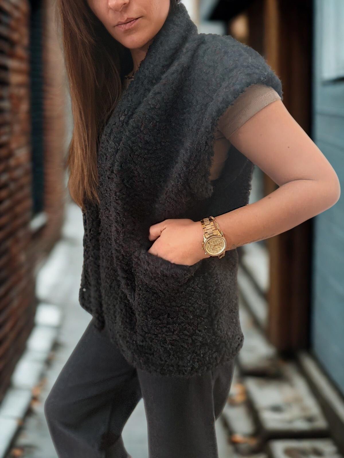 Gilet Sans Manches Noir – Image 2