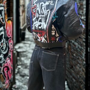 Veste Similicuir Graphique