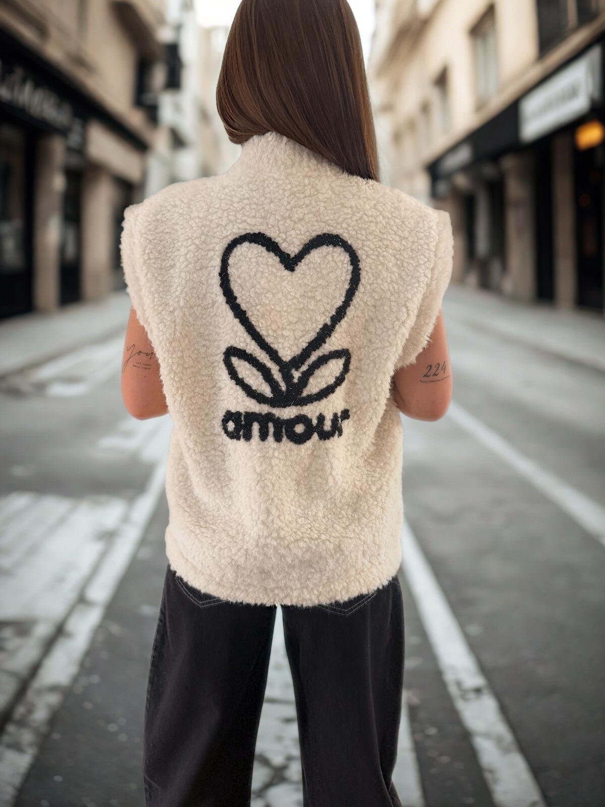 Gilet Sans Manches Blanc