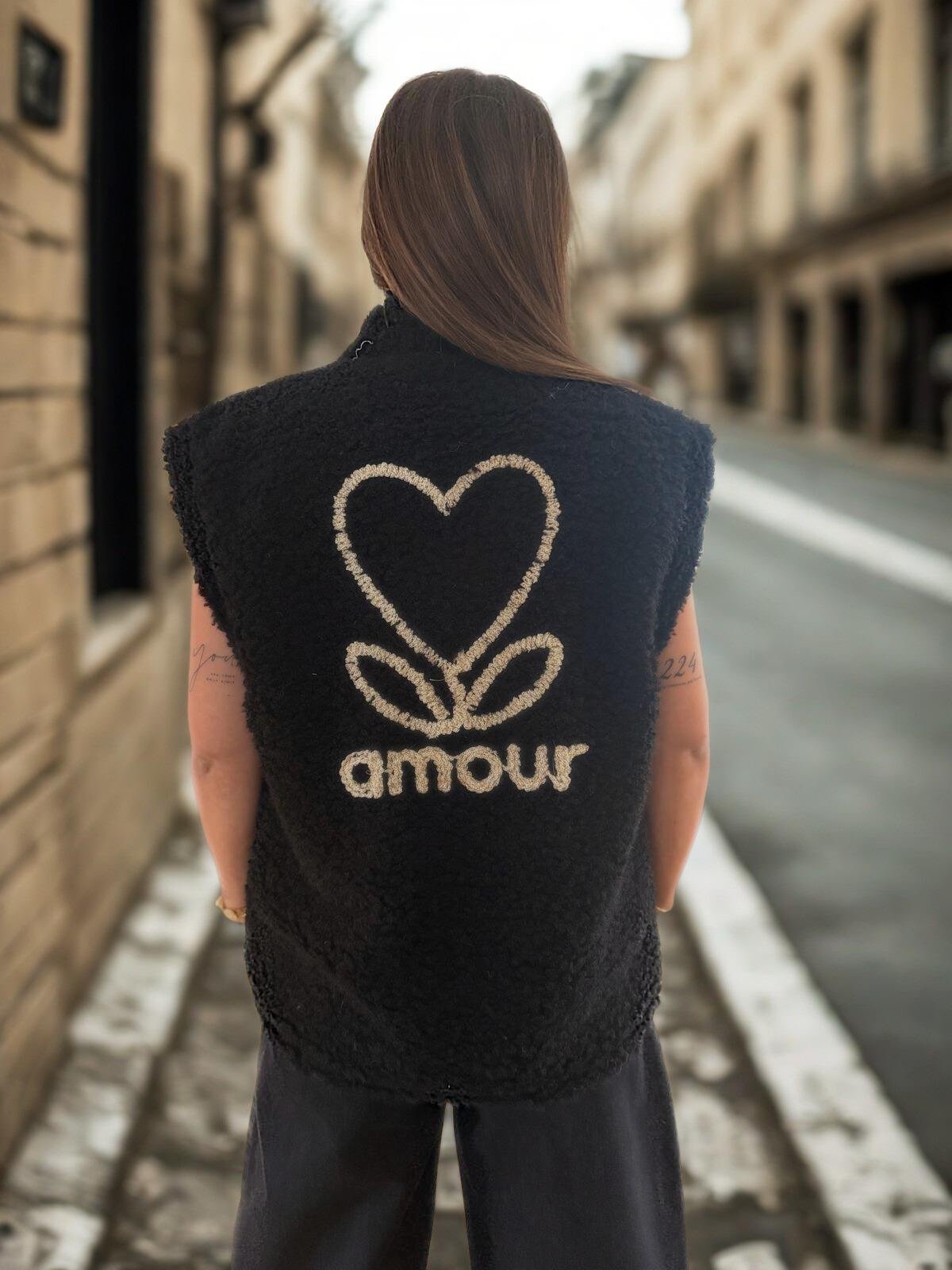 Gilet Sans Manches Noir