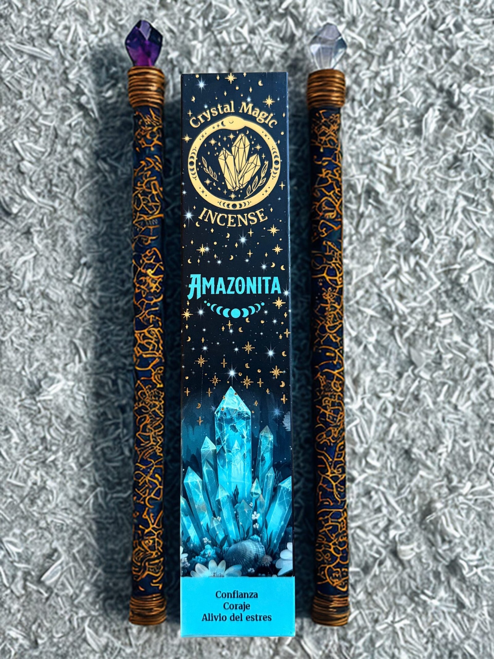 Encens Magie Cristaux Amazonite 15g